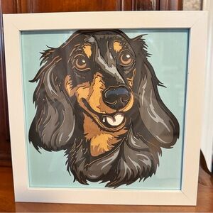 3D Dog Shadowbox